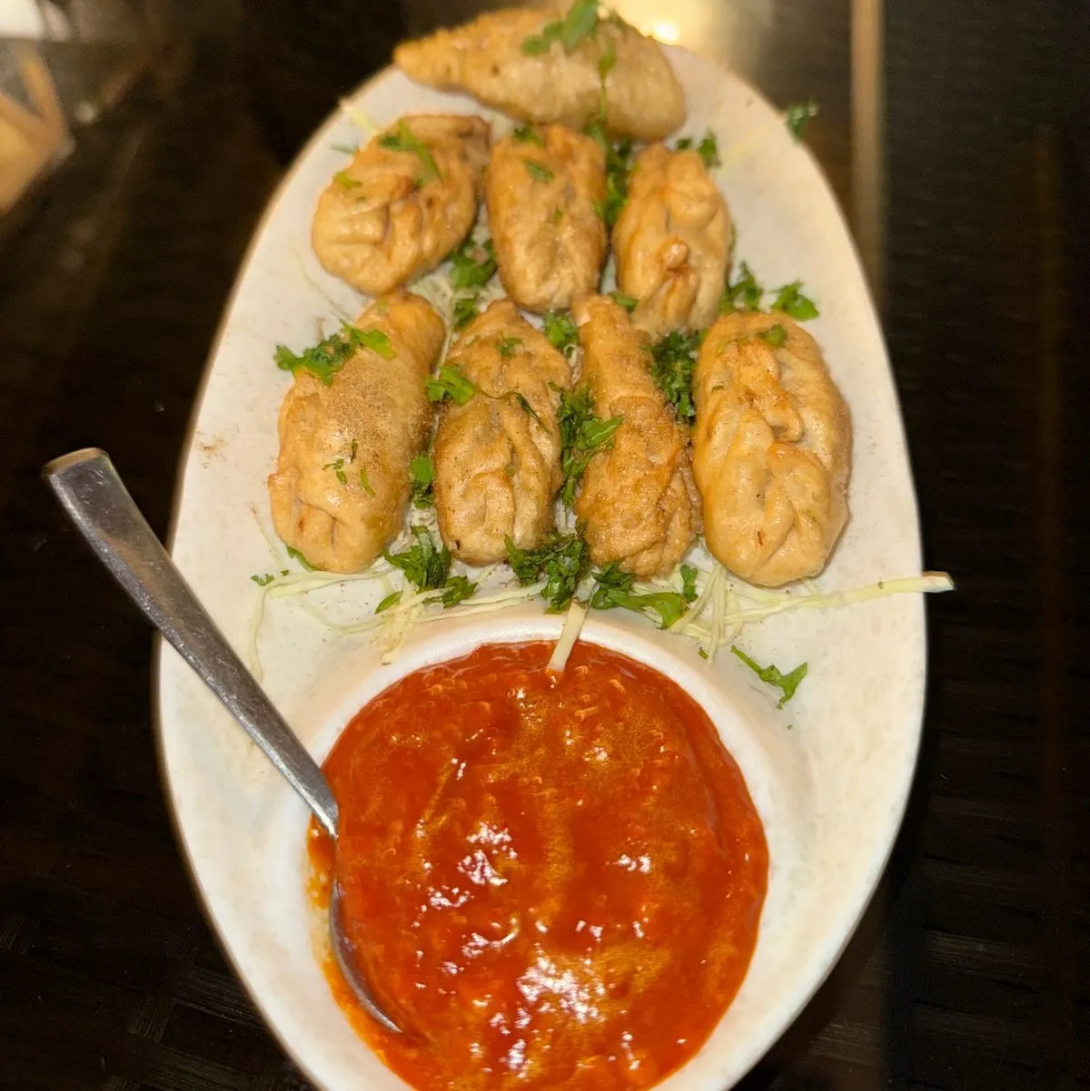 Plated vegetarian food from this kitchen, Hotel Cloud Inn, Ramgarh, Nainital